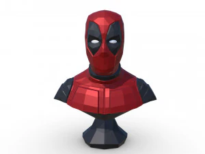 figura do Deadpool Modelo de Impressão 3D