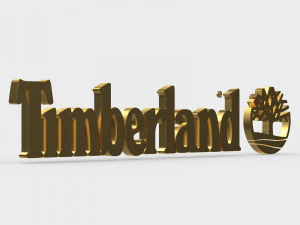 timberland logo 3D Model