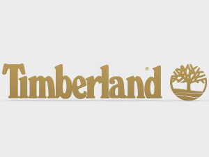 timberland logo 3D Model