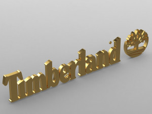 timberland logo Model 3D
