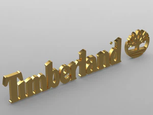 timberland logo 3D Model