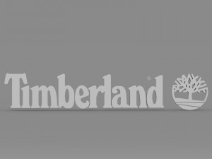 timberland logo Model 3D