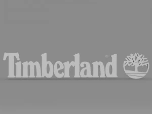 timberland logo 3D Model