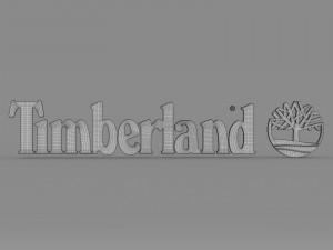 timberland logo Model 3D