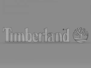 timberland logo 3D Model