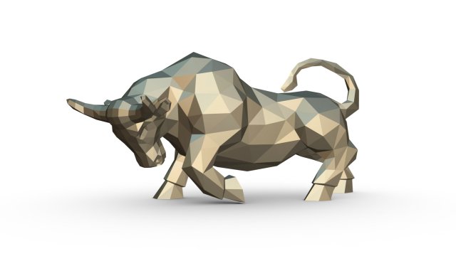 bull figure 3D 打印模型 .c4d .max .obj .3ds .fbx .stl .blend 