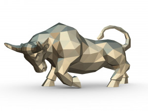 bull figure 3D Print Model