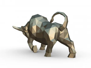 figura del toro Modello di stampa 3D