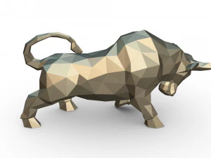 figura del toro Modello di stampa 3D