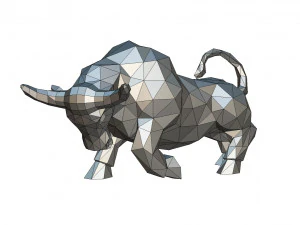 figura del toro Modello di stampa 3D