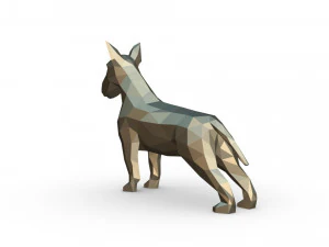 bull terrier figure 3D Print Model