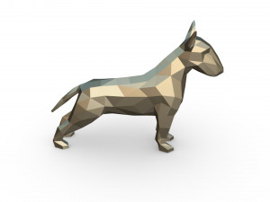 bull terrier figure 3D Принт Модель