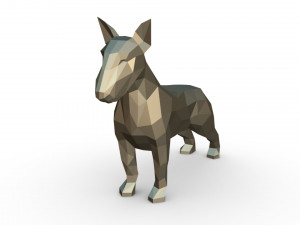 bull terrier figure 3D Принт Модель
