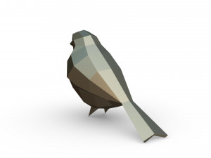 sparrow figure 3D 프린트 모델