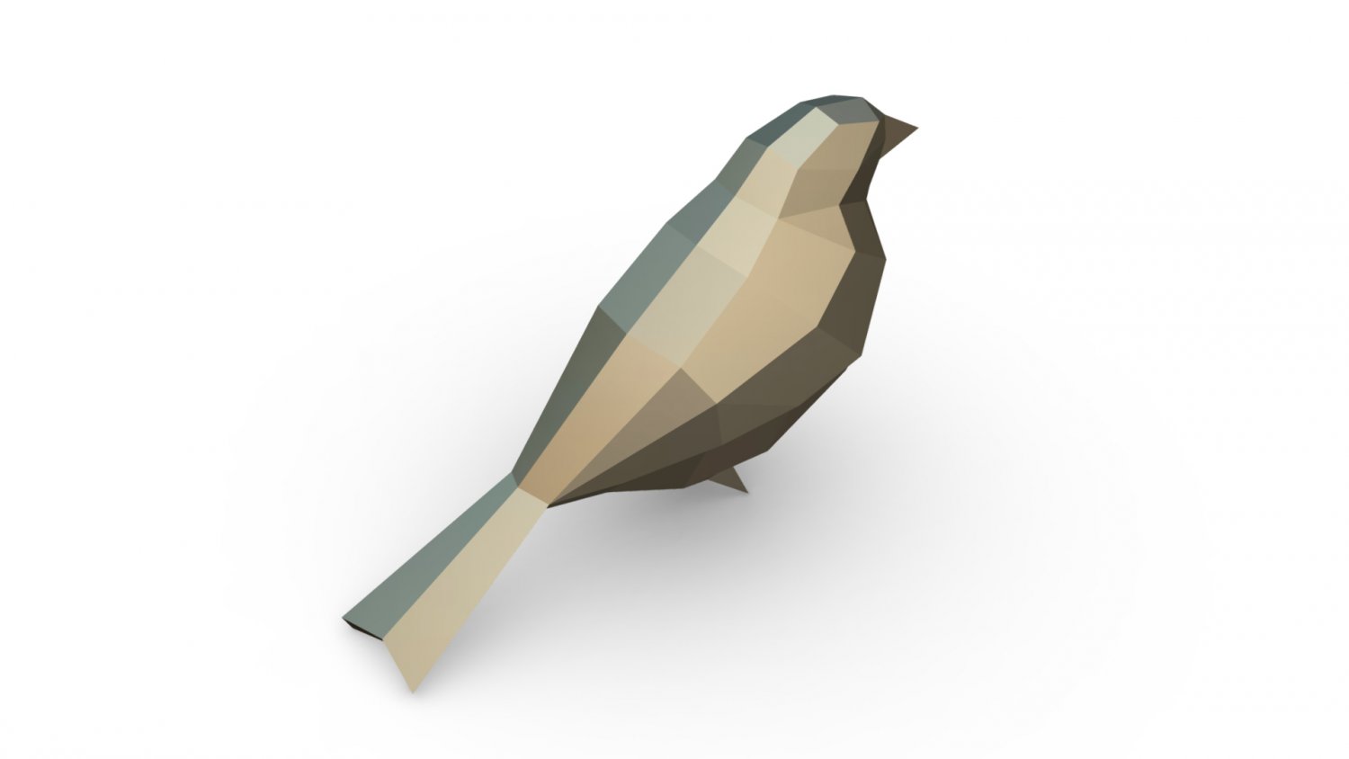 3d sparrow