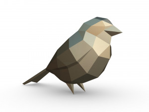 sparrow figure 3D 프린트 모델