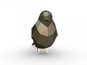 sparrow figure 3D 프린트 모델