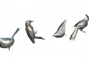 birds figure 3D Принт Модель