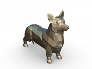 pembroke welsh corgi 3D प्रिंट मॉडल