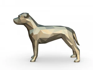 figura dell'amstaff Modello di stampa 3D