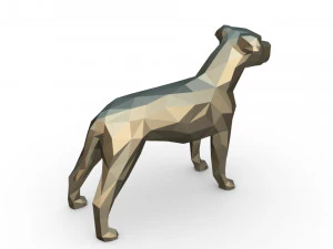 figura dell'amstaff Modello di stampa 3D