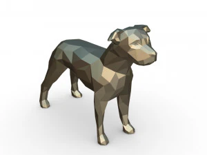 figura dell'amstaff Modello di stampa 3D