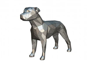 figura dell'amstaff Modello di stampa 3D