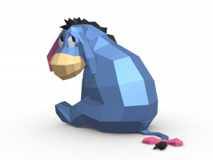 donkey figure 3D Print Model