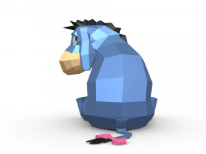 donkey figure 3D Print Model