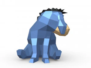 donkey figure 3D Print Model