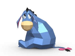 donkey figure 3D Print Model