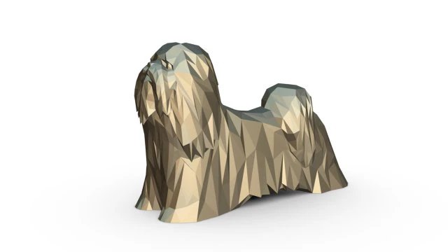 figura di lhasa apso Modello di stampa 3D .c4d .max .obj .3ds .fbx .stl .blend 