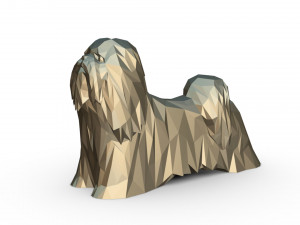 lhasa apso figure Modelo de Impressão 3D