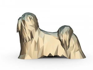 figura di lhasa apso Modello di stampa 3D
