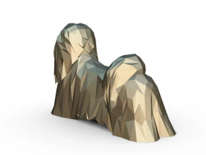 figura di lhasa apso Modello di stampa 3D