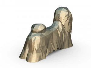 figura di lhasa apso Modello di stampa 3D
