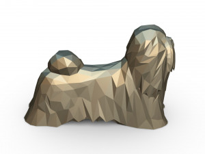 lhasa apso figure 3D 打印模型