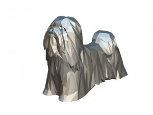 figura di lhasa apso Modello di stampa 3D