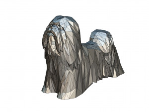 lhasa apso figure 3D 打印模型
