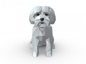 maltese dog 3D 프린트 모델