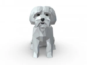 maltese dog 3D Print Model