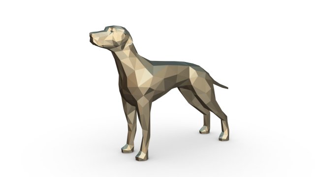 dalmatian figure 3D Принт Модель .c4d .max .obj .3ds .fbx .stl .blend 