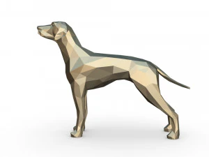 figura dalmata Modello di stampa 3D