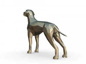 figura dalmata Modello di stampa 3D