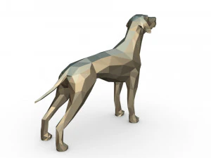 figura dalmata Modello di stampa 3D