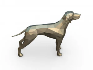 figura dalmata Modello di stampa 3D