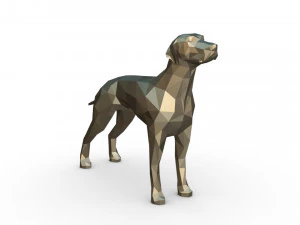 figura dalmata Modello di stampa 3D