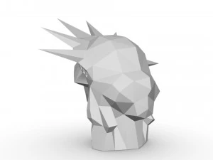 statue of liberty head 3D Print Model