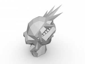 statue of liberty head 3D 프린트 모델