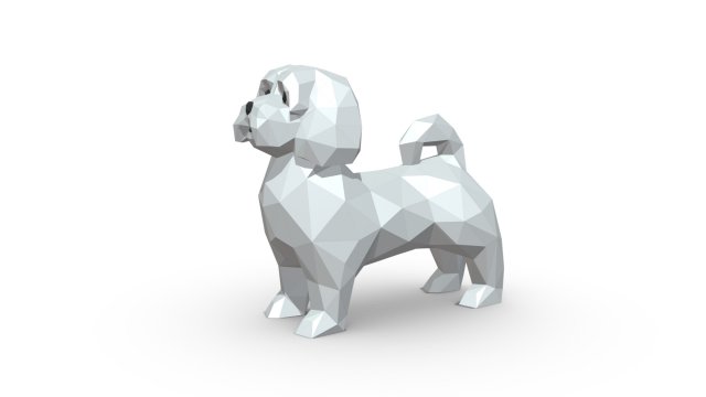 maltese dog 2 3D Принт Модель .c4d .max .obj .3ds .fbx .stl .blend 